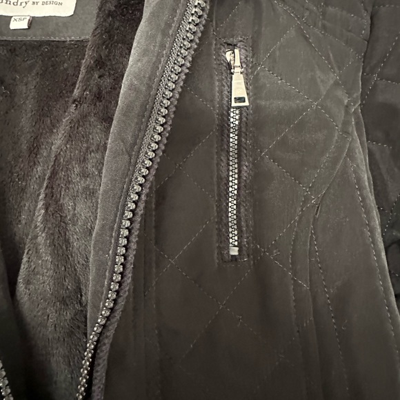 Laundry by Design Black Quilted Jacket, XS/P - Picture 5 of 6